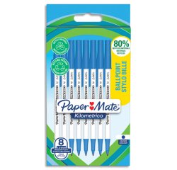 Paper:Mate Stylo à bille Kilometrico, blister de 8