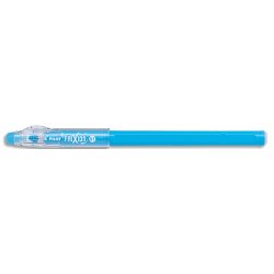 FriXion Ball Stick non rechargeable. Pointe conique moyenne 0,7mm. Encre effaçable turquoise