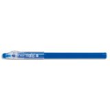 FriXion Ball Stick non rechargeable. Pointe conique moyenne 0,7mm. Encre effaçable bleue