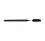 Roller pentel energel ecologique et rechargeable    capuchon ideal gaucher pointe 0,7mm coloris noir encre verte