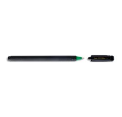 Roller pentel energel ecologique et rechargeable    capuchon ideal gaucher pointe 0,7mm coloris noir encre verte