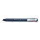 Stylo à bille rétractable 4 couleurs iZee, bleu foncé