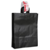 Paquet de 20 sacs à anse torsadée kraft noir 100gr/m². Format 41x32x12cm (M)FSC-M