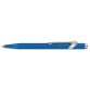 Stylo bille 849 Colormat X : Corps hexagonal en aluminium, finition microbillée - Corps Bleu