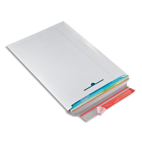 Pochette d'expédition en carton blanc, format 310 × 445 × -30 (pour A3)