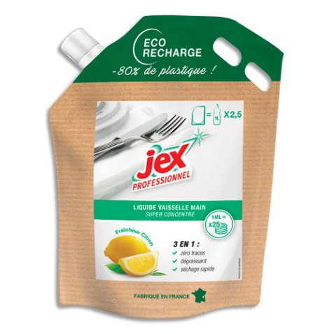 Recharge liquide VSL 2,5l. 3 en 1 : 0 traces,séchage rapide,dégraissant. Parfum Citron