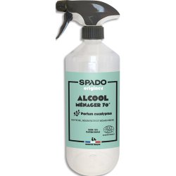 Spray 750 ml Gel alcool ménager dégraisse et élimine les mauvaises odeurs, parfum eucalyptus