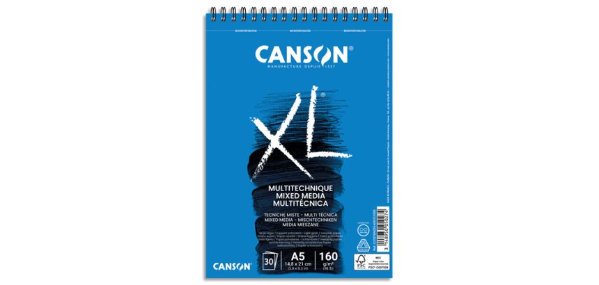 Bloc de dessin XL MIXED MEDIA, A5