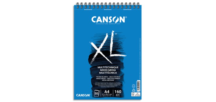 Bloc de dessin XL MIXED MEDIA, A4