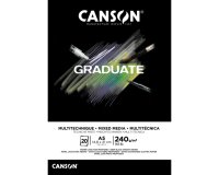 Bloc de dessin GRADUATE MIXED MEDIA, A5, noir