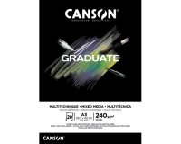 Bloc de dessin GRADUATE MIXED MEDIA, A3, noir