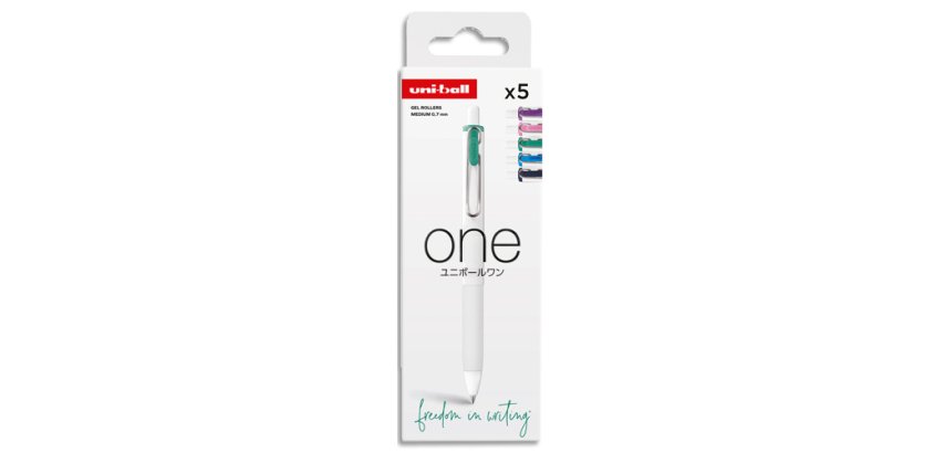 Stylo roller encre gel one UMNS/07, set 'Electrique