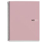 Notebook The Original, Couverture rigide, A4, quadrillage 5x5 mm, 80 feuilles de 1 couleur, Miquelrius, Sable.
