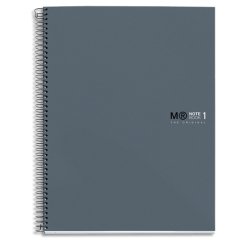 Notebook The Original, Couverture rigide, A4, quadrillage 5x5 mm, 80 feuilles de 1 couleur, Miquelrius, Grafit.
