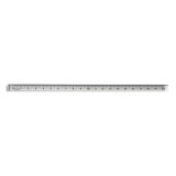 Règle carrée de 20 cm transparente de qualité optique. Traçage technique avec marquage indélébile