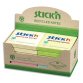 Lot de 12 blocs de 100 feuilles recyclés repositionnables. 76x76 mm. Couleurs pastels.