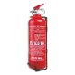Extincteur à poudre 1Kg ABC Rouge, pression permanente avec manomètre. Durée fontionnement 7,13S
