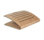 Repose-pieds MHFEET, en bois naturel