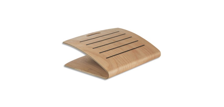 Repose-pieds MHFEET, en bois naturel