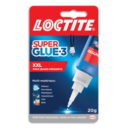 Colle Superglue 3 XXL pour usages fréquents - Flacon de 20 g