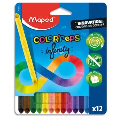 Crayons couleur maped color'peps infinity mine      infinie pochette de 12