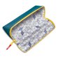 Trousse ouverture XXL, réversible et personnalisable. En polyester. Dim 22x6cm Modèle basic vert
