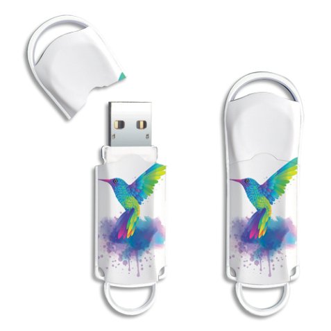 Clé USB 2.0 32GB Xpression Colibri INFD32GBXPRFLAMINGO