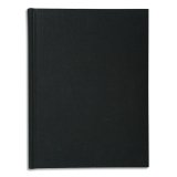 Registre 29,7x21cm 5x5 folioté 300 pages - Noir toilé