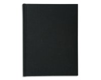 Registre 29,7x21cm 5x5 folioté 300 pages - Noir toilé