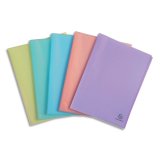 Protège-documents en polypropylène semi rigide Chromaline Pastel 40 vues - A4 - Couleurs assorties
