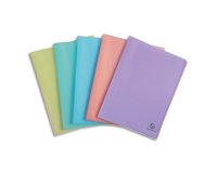 Protège-documents en polypropylène semi rigide Chromaline Pastel 40 vues - A4 - Couleurs assorties