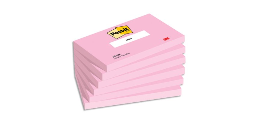 Bloc-note adhésif Notes, 127 x 76 mm