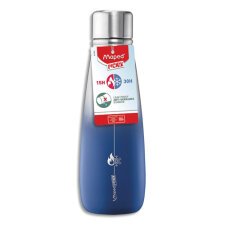 Bouteille isotherme PICNIK bleu, capacité 500 ml en acier inoxydable, garde au chaud ou froid