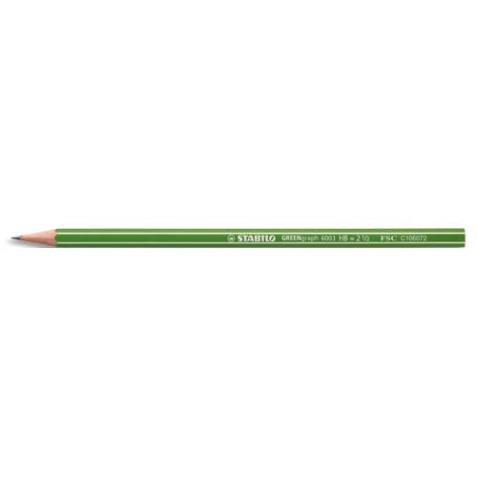 Crayon graphite GREENgraph, hexagonal, dureté: HB