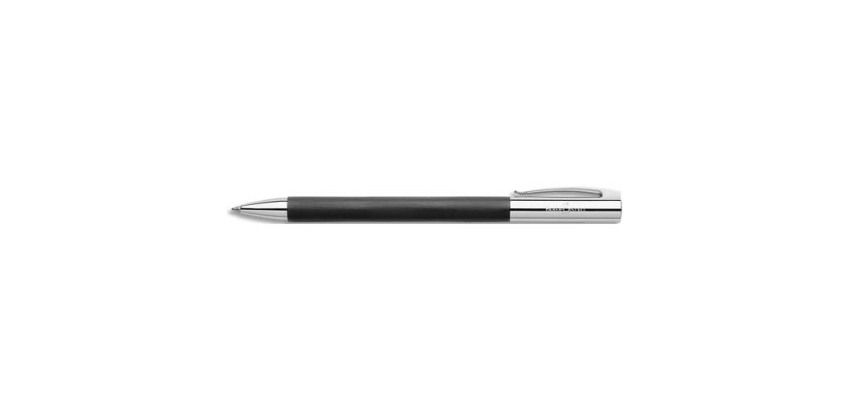 FABER-CASTELL Stylo à bille rotatif Ambition résine, noir