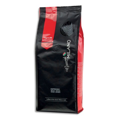 Paquet de 1kg de Café espresso en grains MILANO 95% Arabica 5 % Robusta