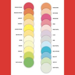 Ramette 125 feuilles x 4 teintes papier couleur flash ADAGIO assortis fluo A4 80g