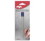 Recharge bille sign cross pointe moyenne coloris bleu   blister 2 unites