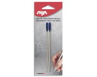 Recharge bille sign cross pointe moyenne coloris bleu   blister 2 unites