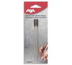 Recharge bille sign cross pointe moyenne coloris noir   blister 2 unites