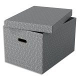 Boîte de rangement Home L, set de 3, gris