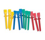 Spatule a colle o'color plastique longueur 11,5cm     coloris assortis lot 12       unites