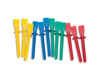 Spatule a colle o'color plastique longueur 11,5cm     coloris assortis lot 12       unites