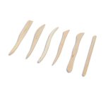 Ebauchoir o'color bois dur et resistant assortis sachet 6   unites