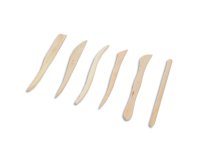 Ebauchoir o'color bois dur et resistant assortis sachet 6   unites