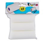 Recharge o'color rouleau mousse haute densite 10cm lot 3 unites