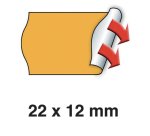 Étiquette 22 x 12 mm pour étiqueteuse METO Basic S - Lot de 6 rouleaux de 1000
