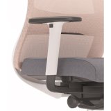 Paire accotoirs 2D adaptables noir & blanc pour Sièges Souly