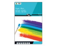 PAPIER BLANC, Bloc de 30 feuilles 160g/m2 au format 21x29,7cm - Blanc