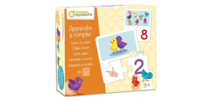 Jeu éducatif, Apprendre à compter - Multicolore